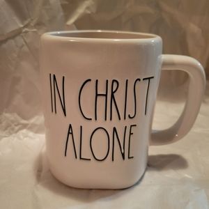 Rae Dunn Mug IN CHRIST ALONE
